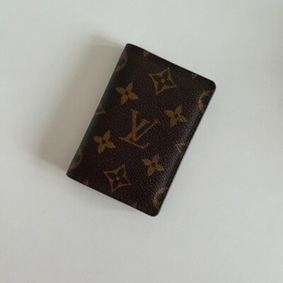 LOUIS VUITTON ORGANIZER DE POCHE EN TOILE MONOGRAM FULL SET. PORTE-CARTES DE LUXE DE SECONDE MAIN AUTHENTIQUE CERTIFICAT D'AUTHENTICITE ENTRUPY