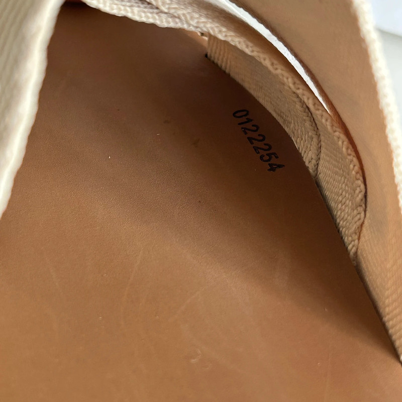 CHLOE MULES WOODY EN LIN POINTURE 40. SANDALES ETE. CHAUSSURES DE LUXE DE SECONDE MAIN. LUXE D'OCCASION PAS CHER CERTIFICAT D'AUTHENTICITE LES TRESORS DE DJEN