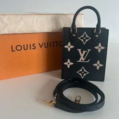 PETIT SAC PLAT LOUIS VUITTON MONOGRAM EMPREINTE BICOLORE