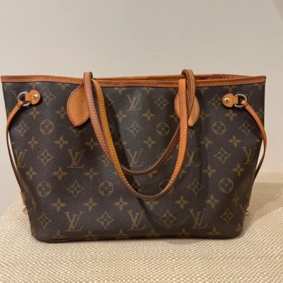 Louis Vuitton neverfull PM monogram SAC DE LUXE DE SECONDE MAIN AUTHENTIQUE CERTIFICAT D'AUTHENTICITE ENTRUPY. SAC DE LUXE D'OCCASION PAS CHER.