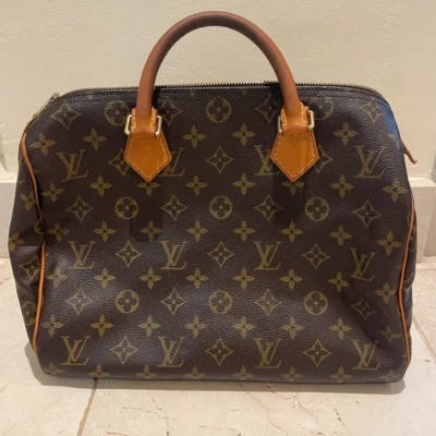 Louis Vuitton speedy 30 monogram SAC DE LUXE DE SECONDE MAIN AUTHENTIQUE CERTIFICAT D'AUTHENTICITE ENTRUPY. SAC DE LUXE D'OCCASION PAS CHER. LOUIS VUITTON FULL SET