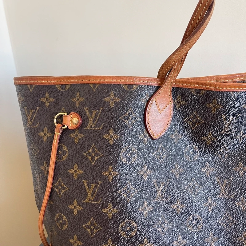 Louis Vuitton neverfull GM monogram SAC DE LUXE DE SECONDE MAIN AUTHENTIQUE CERTIFICAT D'AUTHENTICITE ENTRUPY. SAC DE LUXE D'OCCASION PAS CHER. LOUIS VUITTON FULL SET