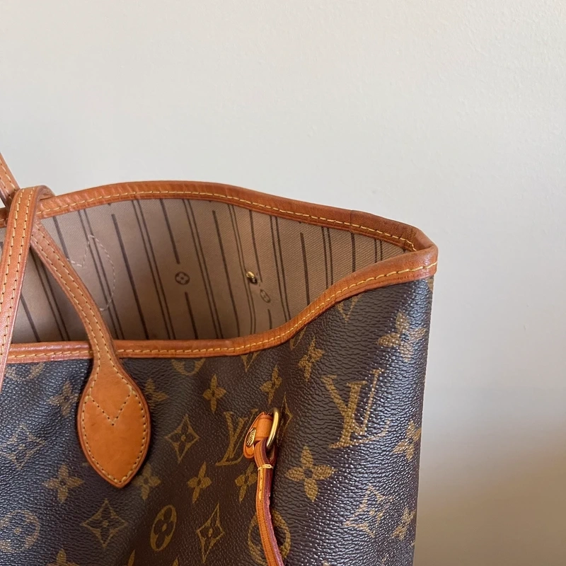 Louis Vuitton neverfull GM monogram SAC DE LUXE DE SECONDE MAIN AUTHENTIQUE CERTIFICAT D'AUTHENTICITE ENTRUPY. SAC DE LUXE D'OCCASION PAS CHER. LOUIS VUITTON FULL SET
