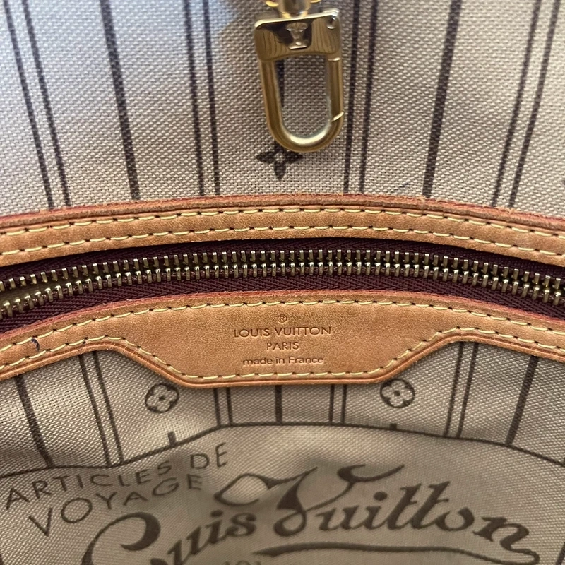 Louis Vuitton neverfull GM monogram SAC DE LUXE DE SECONDE MAIN AUTHENTIQUE CERTIFICAT D'AUTHENTICITE ENTRUPY. SAC DE LUXE D'OCCASION PAS CHER. LOUIS VUITTON FULL SET