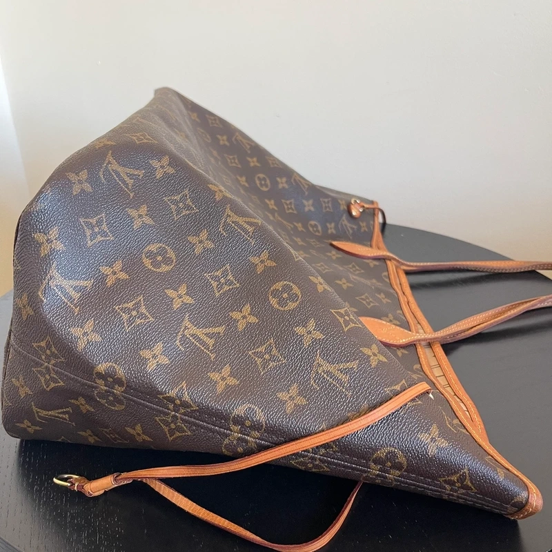 Louis Vuitton neverfull GM monogram SAC DE LUXE DE SECONDE MAIN AUTHENTIQUE CERTIFICAT D'AUTHENTICITE ENTRUPY. SAC DE LUXE D'OCCASION PAS CHER. LOUIS VUITTON FULL SET
