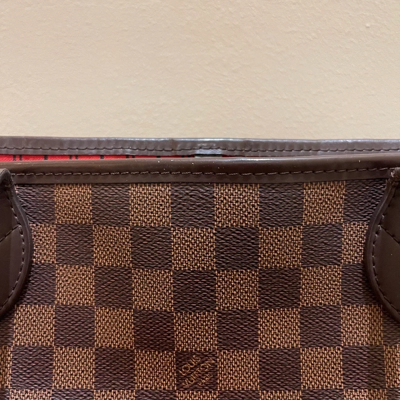 LOUIS VUITTON neverfull MM damier ébène LUXE DE SECONDE MAIN AUTHENTIQUE CERTIFICAT D'AUTHENTICITE ENTRUPY. SAC DE LUXE D'OCCASION PAS CHER LOUIS VUITTON FULL SET