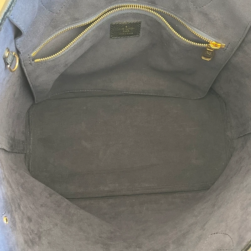 LOUIS VUITTON neverfull MM en cuir empreinte monogram noir SAC DE LUXE DE SECONDE MAIN AUTHENTIQUE CERTIFICAT D'AUTHENTICITE ENTRUPY. SAC DE LUXE D'OCCASION PAS CHER LOUIS VUITTON FULL SET