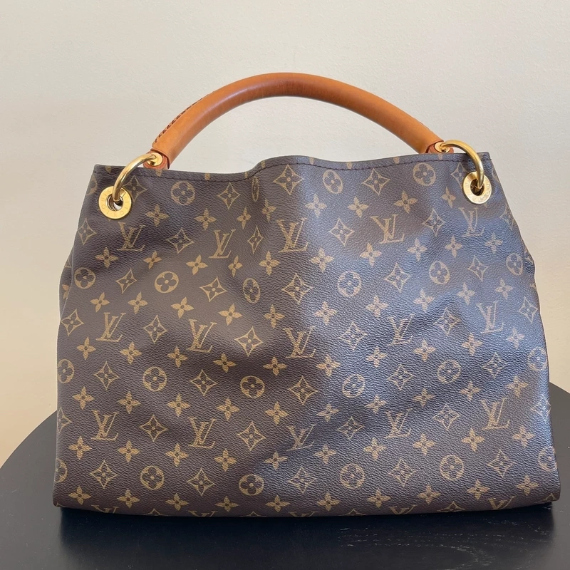 LOUIS VUITTON Artsy MM monogram LUXE DE SECONDE MAIN AUTHENTIQUE CERTIFICAT D'AUTHENTICITE ENTRUPY. SAC DE LUXE D'OCCASION PAS CHER LOUIS VUITTON FULL SET