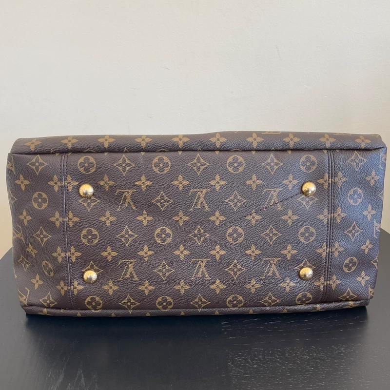 LOUIS VUITTON Artsy MM monogram LUXE DE SECONDE MAIN AUTHENTIQUE CERTIFICAT D'AUTHENTICITE ENTRUPY. SAC DE LUXE D'OCCASION PAS CHER LOUIS VUITTON FULL SET