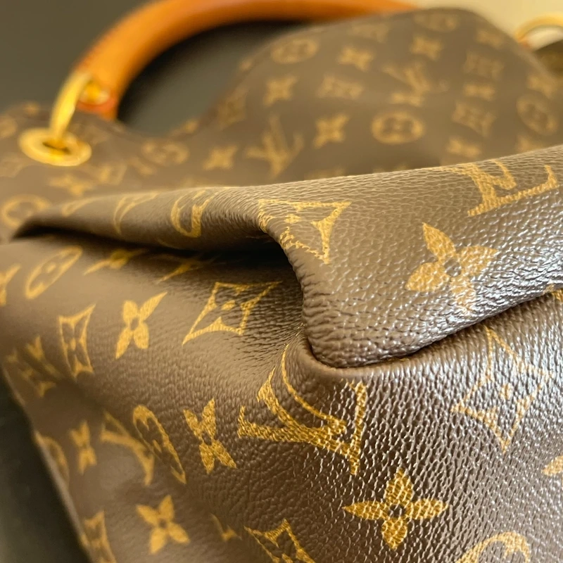 LOUIS VUITTON Artsy MM monogram LUXE DE SECONDE MAIN AUTHENTIQUE CERTIFICAT D'AUTHENTICITE ENTRUPY. SAC DE LUXE D'OCCASION PAS CHER LOUIS VUITTON FULL SET