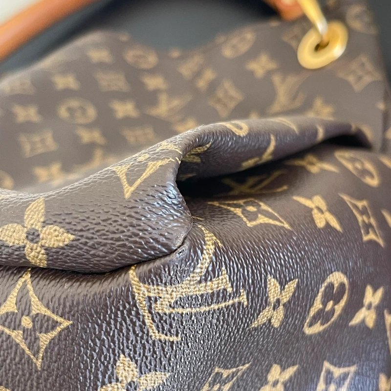 LOUIS VUITTON Artsy MM monogram LUXE DE SECONDE MAIN AUTHENTIQUE CERTIFICAT D'AUTHENTICITE ENTRUPY. SAC DE LUXE D'OCCASION PAS CHER LOUIS VUITTON FULL SET
