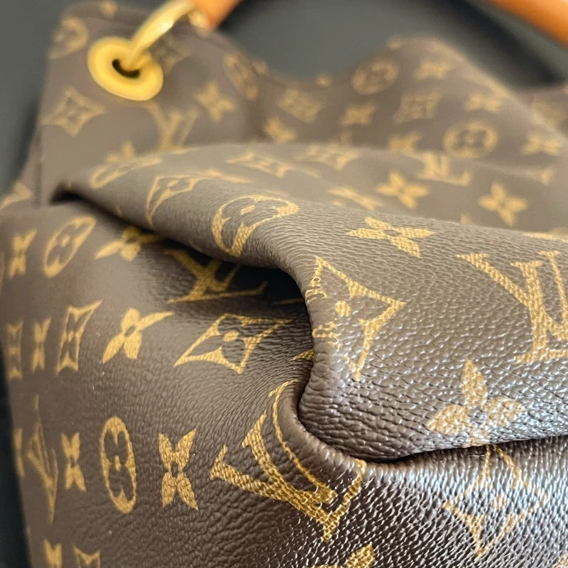LOUIS VUITTON Artsy MM monogram LUXE DE SECONDE MAIN AUTHENTIQUE CERTIFICAT D'AUTHENTICITE ENTRUPY. SAC DE LUXE D'OCCASION PAS CHER LOUIS VUITTON FULL SET