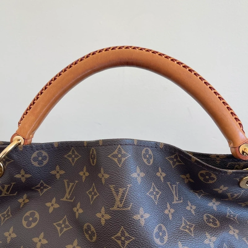 LOUIS VUITTON Artsy MM monogram LUXE DE SECONDE MAIN AUTHENTIQUE CERTIFICAT D'AUTHENTICITE ENTRUPY. SAC DE LUXE D'OCCASION PAS CHER LOUIS VUITTON FULL SET