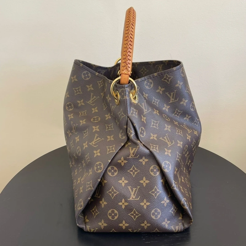 LOUIS VUITTON Artsy MM monogram LUXE DE SECONDE MAIN AUTHENTIQUE CERTIFICAT D'AUTHENTICITE ENTRUPY. SAC DE LUXE D'OCCASION PAS CHER LOUIS VUITTON FULL SET