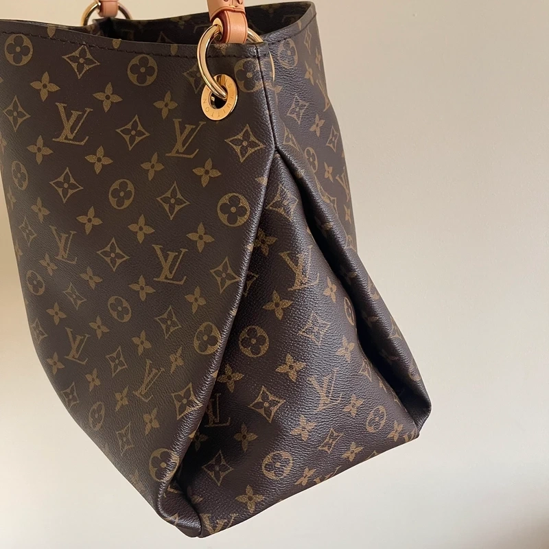 LOUIS VUITTON Artsy Monogram LUXE DE SECONDE MAIN AUTHENTIQUE CERTIFICAT D'AUTHENTICITE ENTRUPY. SAC DE LUXE D'OCCASION PAS CHER LOUIS VUITTON FULL SET