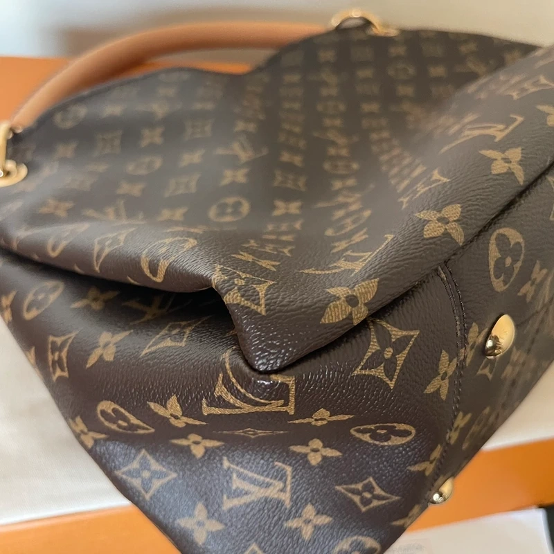 LOUIS VUITTON Artsy Monogram LUXE DE SECONDE MAIN AUTHENTIQUE CERTIFICAT D'AUTHENTICITE ENTRUPY. SAC DE LUXE D'OCCASION PAS CHER LOUIS VUITTON FULL SET