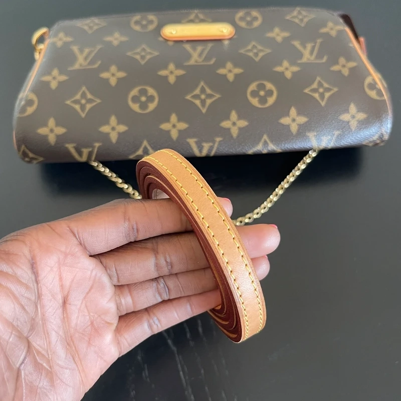 Louis Vuitton Eva monogram LUXE DE SECONDE MAIN AUTHENTIQUE CERTIFICAT D'AUTHENTICITE ENTRUPY. SAC DE LUXE D'OCCASION PAS CHER LOUIS VUITTON FULL SET
