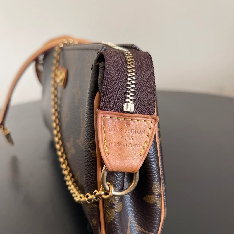 Louis Vuitton Eva monogram LUXE DE SECONDE MAIN AUTHENTIQUE CERTIFICAT D'AUTHENTICITE ENTRUPY. SAC DE LUXE D'OCCASION PAS CHER LOUIS VUITTON FULL SET