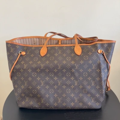LOUIS VUITTON neverfull GM monogram LUXE DE SECONDE MAIN AUTHENTIQUE CERTIFICAT D'AUTHENTICITE ENTRUPY. SAC DE LUXE D'OCCASION PAS CHER LOUIS VUITTON FULL SET