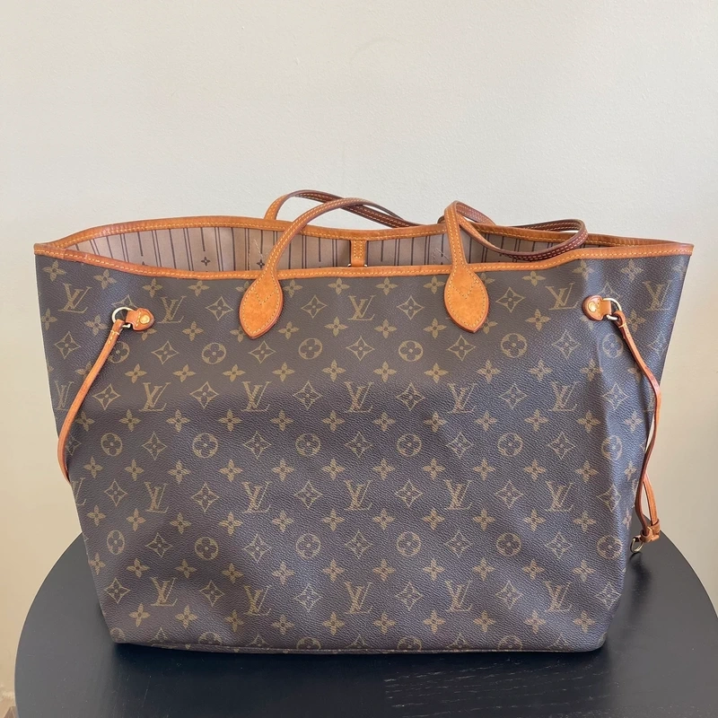 LOUIS VUITTON neverfull GM monogram LUXE DE SECONDE MAIN AUTHENTIQUE CERTIFICAT D'AUTHENTICITE ENTRUPY. SAC DE LUXE D'OCCASION PAS CHER LOUIS VUITTON FULL SET