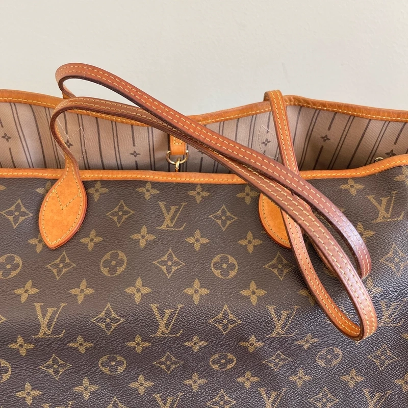 LOUIS VUITTON neverfull GM monogram LUXE DE SECONDE MAIN AUTHENTIQUE CERTIFICAT D'AUTHENTICITE ENTRUPY. SAC DE LUXE D'OCCASION PAS CHER LOUIS VUITTON FULL SET