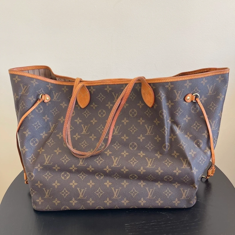 LOUIS VUITTON neverfull GM monogram LUXE DE SECONDE MAIN AUTHENTIQUE CERTIFICAT D'AUTHENTICITE ENTRUPY. SAC DE LUXE D'OCCASION PAS CHER LOUIS VUITTON FULL SET