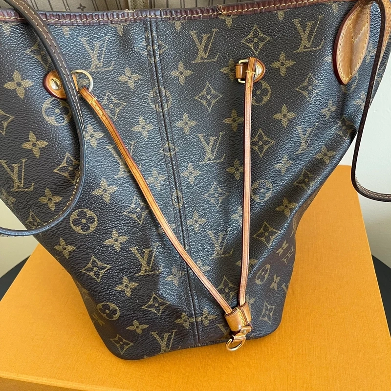 LOUIS VUITTON neverfull MM monogram LUXE DE SECONDE MAIN AUTHENTIQUE CERTIFICAT D'AUTHENTICITE ENTRUPY. SAC DE LUXE D'OCCASION PAS CHER LOUIS VUITTON FULL SET