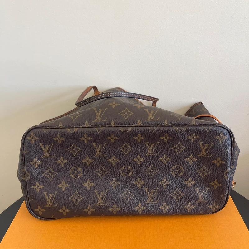 LOUIS VUITTON neverfull MM monogram LUXE DE SECONDE MAIN AUTHENTIQUE CERTIFICAT D'AUTHENTICITE ENTRUPY. SAC DE LUXE D'OCCASION PAS CHER LOUIS VUITTON FULL SET
