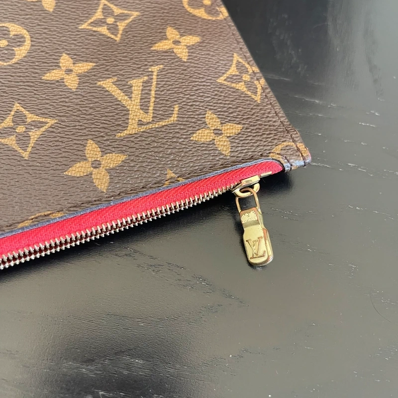 LOUIS VUITTON neverfull MM pivoine LUXE DE SECONDE MAIN AUTHENTIQUE CERTIFICAT D'AUTHENTICITE ENTRUPY. SAC DE LUXE D'OCCASION PAS CHER LOUIS VUITTON FULL SET