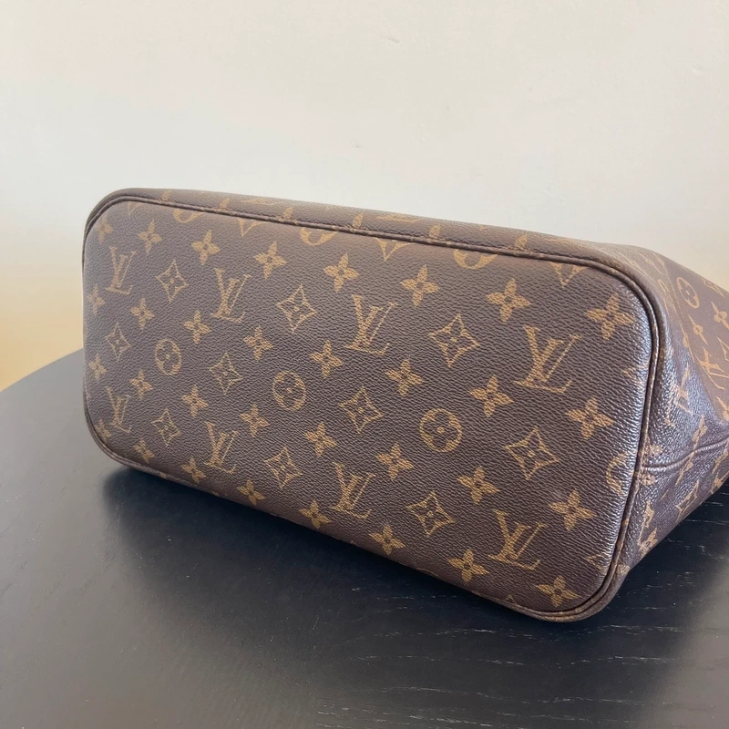 LOUIS VUITTON neverfull MM pivoine LUXE DE SECONDE MAIN AUTHENTIQUE CERTIFICAT D'AUTHENTICITE ENTRUPY. SAC DE LUXE D'OCCASION PAS CHER LOUIS VUITTON FULL SET