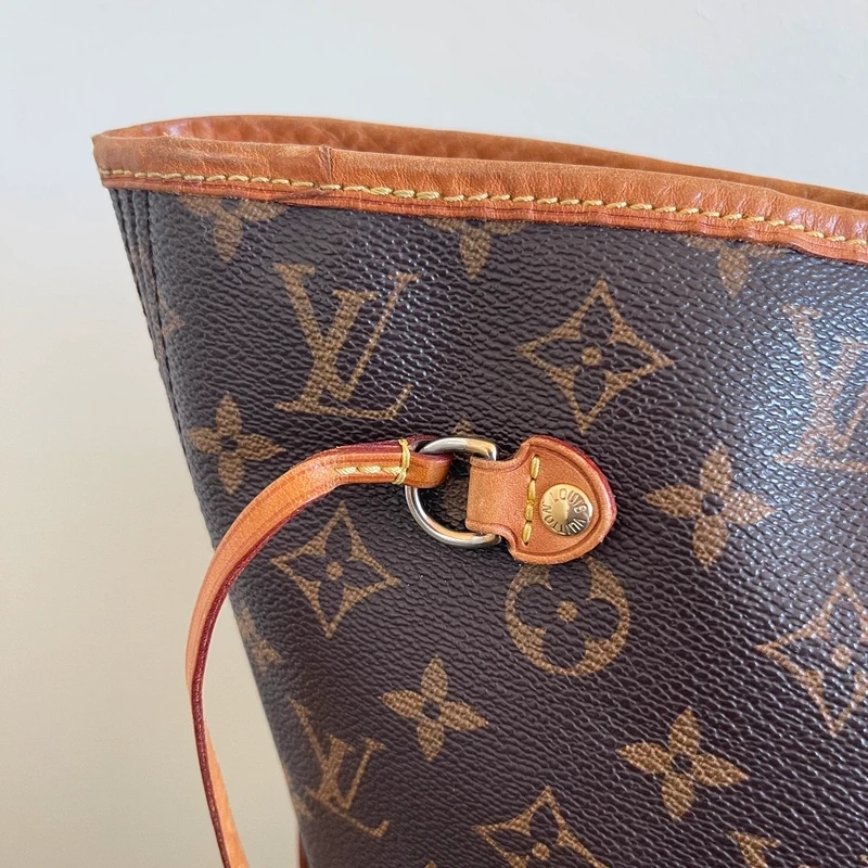 LOUIS VUITTON neverfull MM pivoine LUXE DE SECONDE MAIN AUTHENTIQUE CERTIFICAT D'AUTHENTICITE ENTRUPY. SAC DE LUXE D'OCCASION PAS CHER LOUIS VUITTON FULL SET