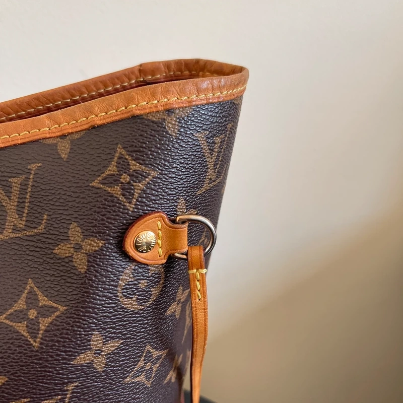 LOUIS VUITTON neverfull MM pivoine LUXE DE SECONDE MAIN AUTHENTIQUE CERTIFICAT D'AUTHENTICITE ENTRUPY. SAC DE LUXE D'OCCASION PAS CHER LOUIS VUITTON FULL SET