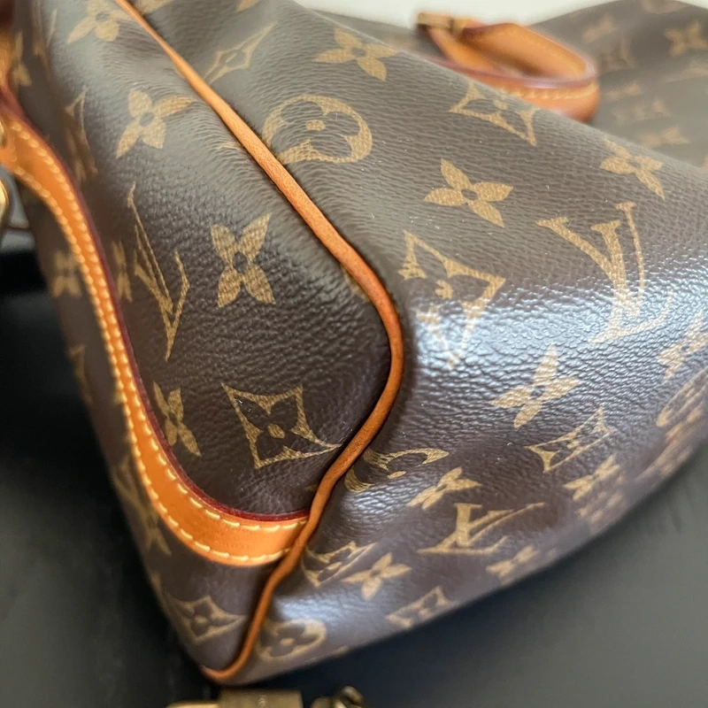 LOUIS VUITTON speedy 25 monogram LUXE DE SECONDE MAIN AUTHENTIQUE CERTIFICAT D'AUTHENTICITE ENTRUPY. SAC DE LUXE D'OCCASION PAS CHER LOUIS VUITTON FULL SET