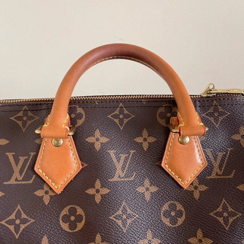 LOUIS VUITTON speedy 25 monogram LUXE DE SECONDE MAIN AUTHENTIQUE CERTIFICAT D'AUTHENTICITE ENTRUPY. SAC DE LUXE D'OCCASION PAS CHER LOUIS VUITTON FULL SET