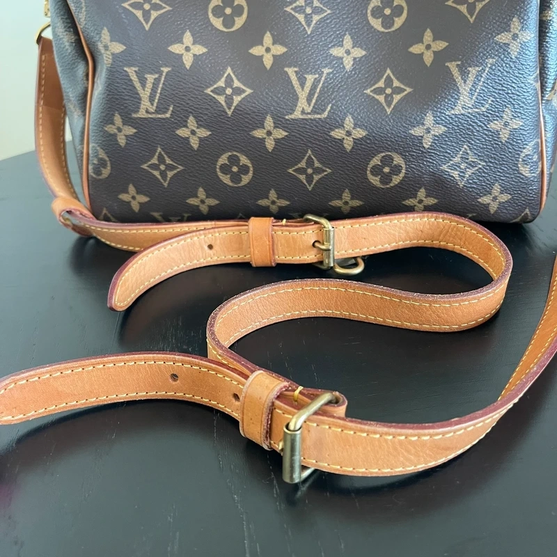 LOUIS VUITTON speedy 25 monogram LUXE DE SECONDE MAIN AUTHENTIQUE CERTIFICAT D'AUTHENTICITE ENTRUPY. SAC DE LUXE D'OCCASION PAS CHER LOUIS VUITTON FULL SET