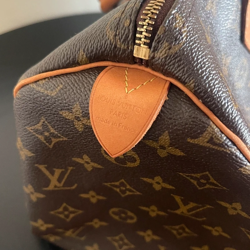 Louis Vuitton speedy 35 + Emilie monogram LUXE DE SECONDE MAIN AUTHENTIQUE CERTIFICAT D'AUTHENTICITE ENTRUPY. SAC DE LUXE D'OCCASION PAS CHER LOUIS VUITTON FULL SET