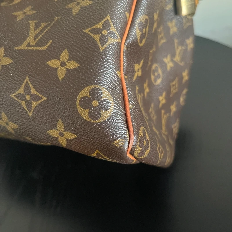 Louis Vuitton speedy 35 + Emilie monogram LUXE DE SECONDE MAIN AUTHENTIQUE CERTIFICAT D'AUTHENTICITE ENTRUPY. SAC DE LUXE D'OCCASION PAS CHER LOUIS VUITTON FULL SET