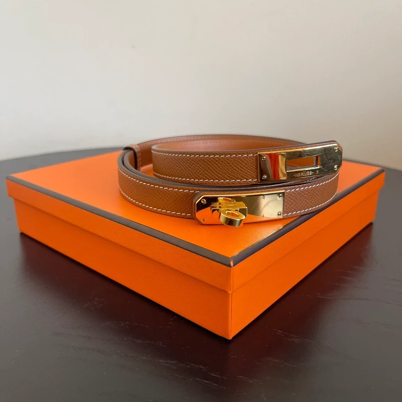 HERMES ceinture Kelly veau Epsom gold 2