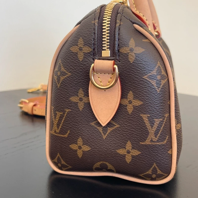Louis Vuitton speedy 20 bandoulière monogram LUXE DE SECONDE MAIN AUTHENTIQUE CERTIFICAT D'AUTHENTICITE ENTRUPY. SAC DE LUXE D'OCCASION PAS CHER LOUIS VUITTON FULL SET