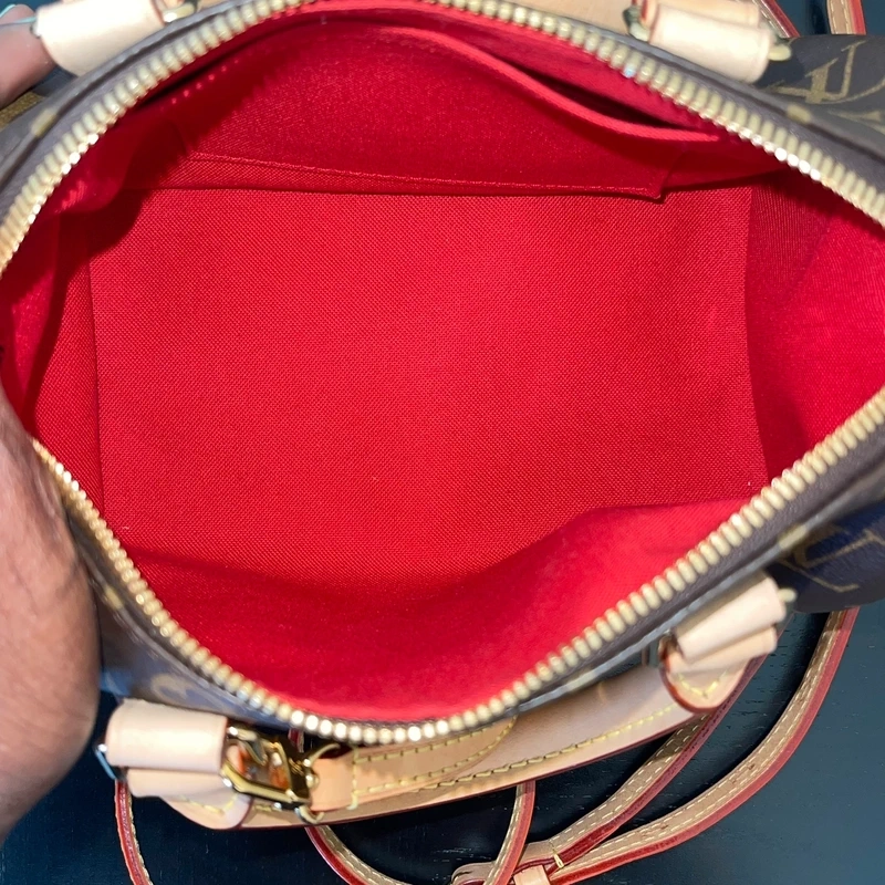 Louis Vuitton speedy 20 bandoulière monogram LUXE DE SECONDE MAIN AUTHENTIQUE CERTIFICAT D'AUTHENTICITE ENTRUPY. SAC DE LUXE D'OCCASION PAS CHER LOUIS VUITTON FULL SET