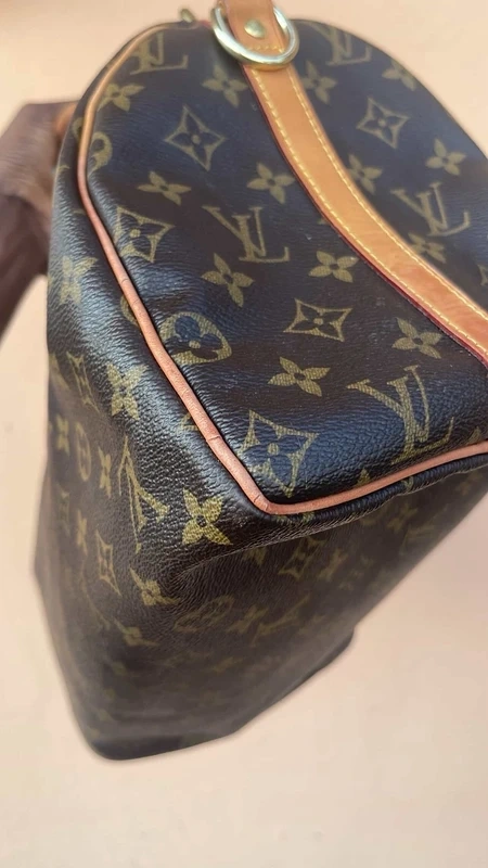 Louis Vuitton speedy 30 bandoulière monogram LUXE DE SECONDE MAIN AUTHENTIQUE CERTIFICAT D'AUTHENTICITE ENTRUPY. SAC DE LUXE D'OCCASION PAS CHER LOUIS VUITTON FULL SET.