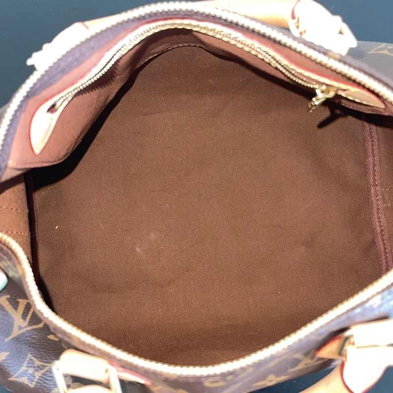Louis Vuitton speedy 30 bandoulière monogram LUXE DE SECONDE MAIN AUTHENTIQUE CERTIFICAT D'AUTHENTICITE ENTRUPY. SAC DE LUXE D'OCCASION PAS CHER LOUIS VUITTON FULL SET.