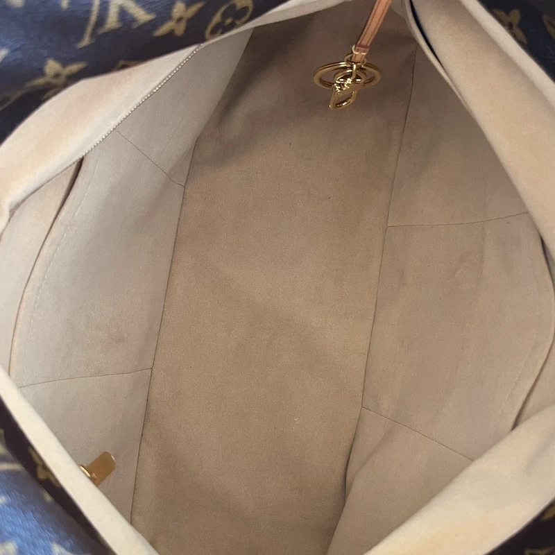 LOUIS VUITTON Artsy MM monogram LUXE DE SECONDE MAIN AUTHENTIQUE CERTIFICAT D'AUTHENTICITE ENTRUPY. SAC DE LUXE D'OCCASION PAS CHER LOUIS VUITTON FULL SET