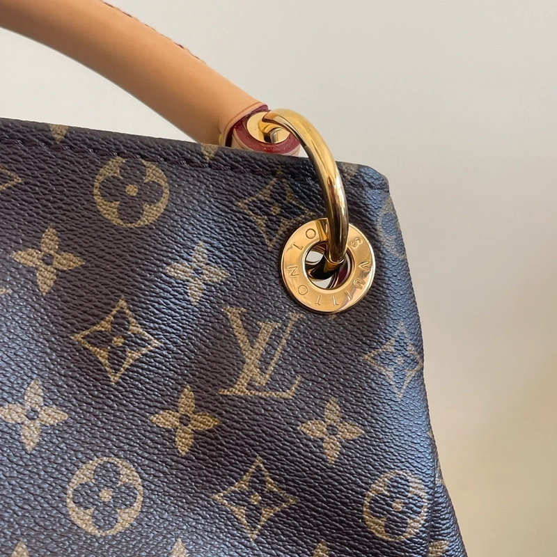 LOUIS VUITTON Artsy MM monogram LUXE DE SECONDE MAIN AUTHENTIQUE CERTIFICAT D'AUTHENTICITE ENTRUPY. SAC DE LUXE D'OCCASION PAS CHER LOUIS VUITTON FULL SET