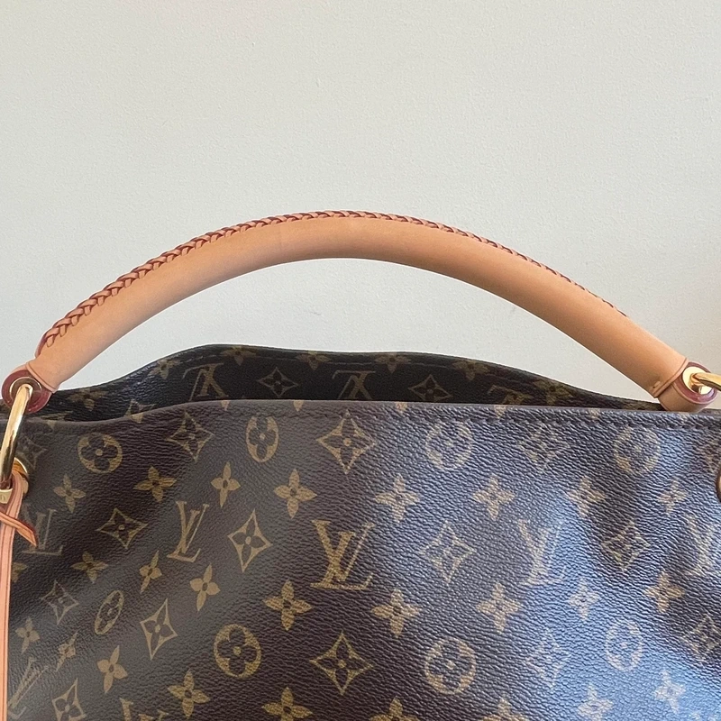 LOUIS VUITTON Artsy MM monogram LUXE DE SECONDE MAIN AUTHENTIQUE CERTIFICAT D'AUTHENTICITE ENTRUPY. SAC DE LUXE D'OCCASION PAS CHER LOUIS VUITTON FULL SET