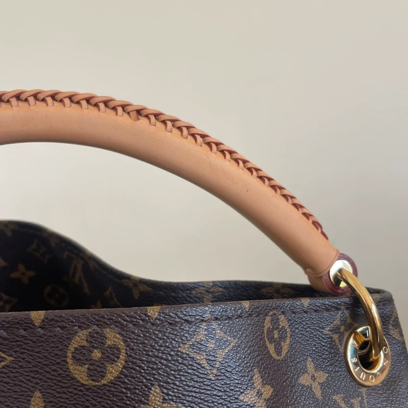 LOUIS VUITTON Artsy MM monogram LUXE DE SECONDE MAIN AUTHENTIQUE CERTIFICAT D'AUTHENTICITE ENTRUPY. SAC DE LUXE D'OCCASION PAS CHER LOUIS VUITTON FULL SET