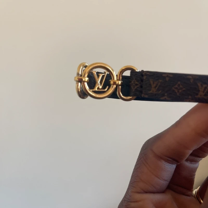 Louis Vuitton bracelet LV circle monogram BIJOUX DE LUXE DE SECONDE MAIN AUTHENTIQUE. CERTIFICAT ENTRUPY