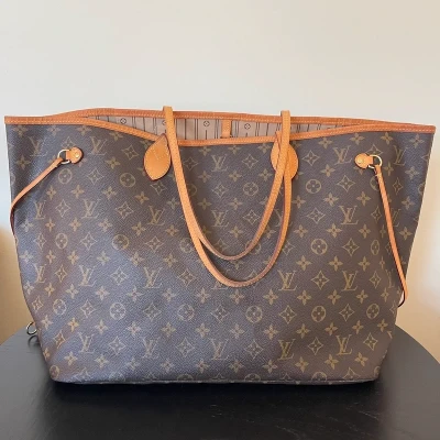 LOUIS VUITTON neverfull GM monogram. LUXE DE SECONDE MAIN AUTHENTIQUE. SAC DE LUXE LV