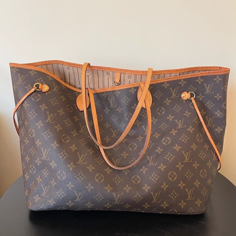 LOUIS VUITTON neverfull GM monogram. LUXE DE SECONDE MAIN AUTHENTIQUE. SAC DE LUXE LV