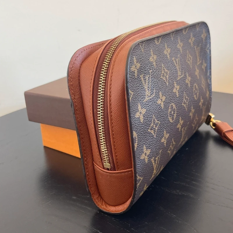 LOUIS VUITTON pochette Orsay monogram vintage SAC DE LUXE DE SECONDE MAIN AUTHENTIQUE. CERTIFICAT ENTRUPY